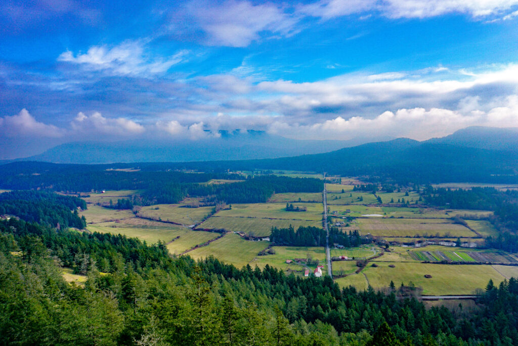 Tranquil scenes from Turtleback Mountain trail, Orcas Island, San Juans, Washington State, Salish Sea