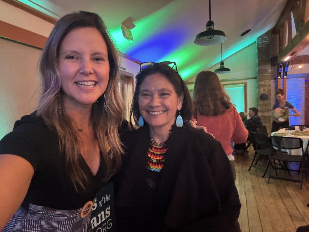 jess newley with chenoa egawa at spirit of the water